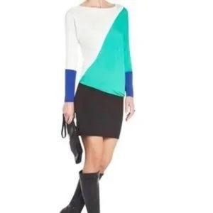 NWT BCBG Maxazria Small Laheld Color block dress